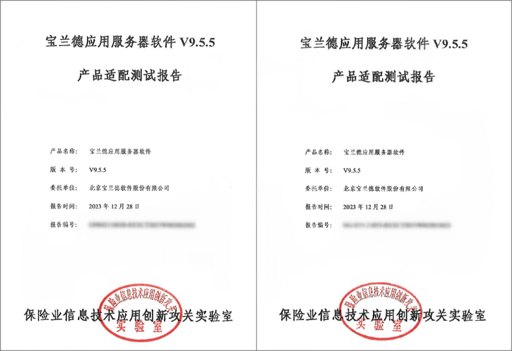 寶蘭德應(yīng)用服務(wù)器軟件通過保險(xiǎn)業(yè)信息技術(shù)應(yīng)用創(chuàng)新攻關(guān)實(shí)驗(yàn)室產(chǎn)品適配